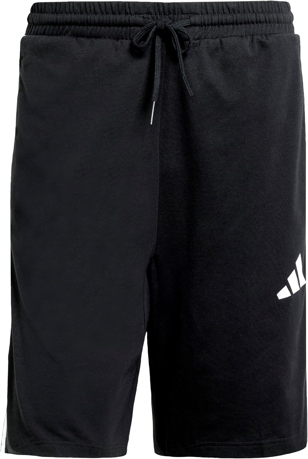 image:imageadidas mens Essentials 3stripes Single Jersey 10inch ShortsBlackWhite