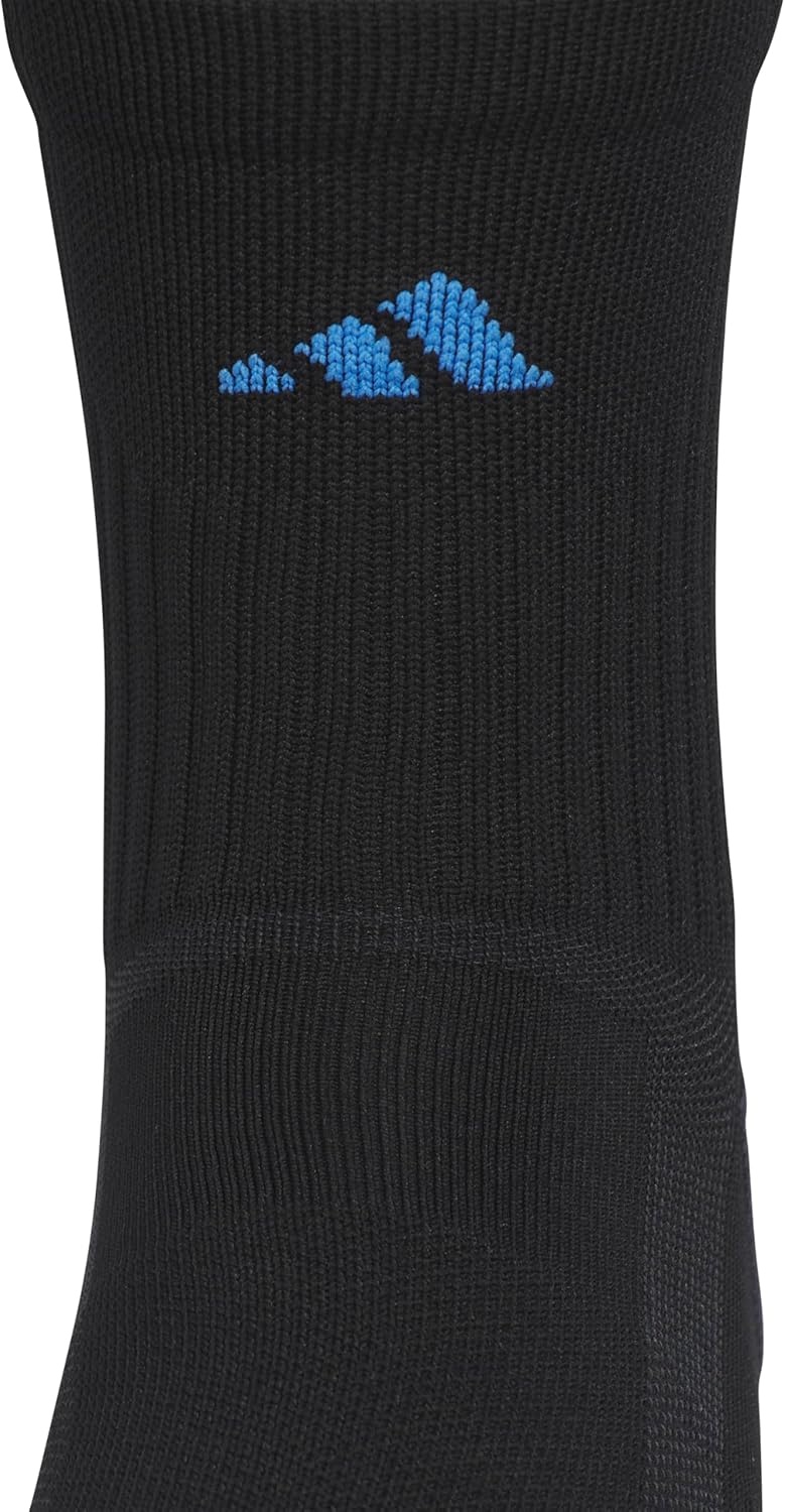 image:imageadidas mens Tech High Quarter Socks 3 Pairs Performance amp TrainingBlackRay BlueActive Maroon