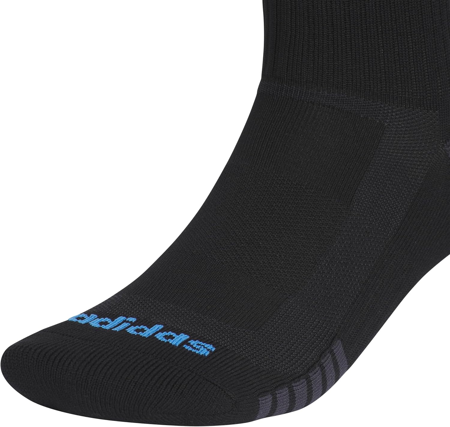 image:imageadidas mens Tech High Quarter Socks 3 Pairs Performance amp TrainingBlackRay BlueActive Maroon