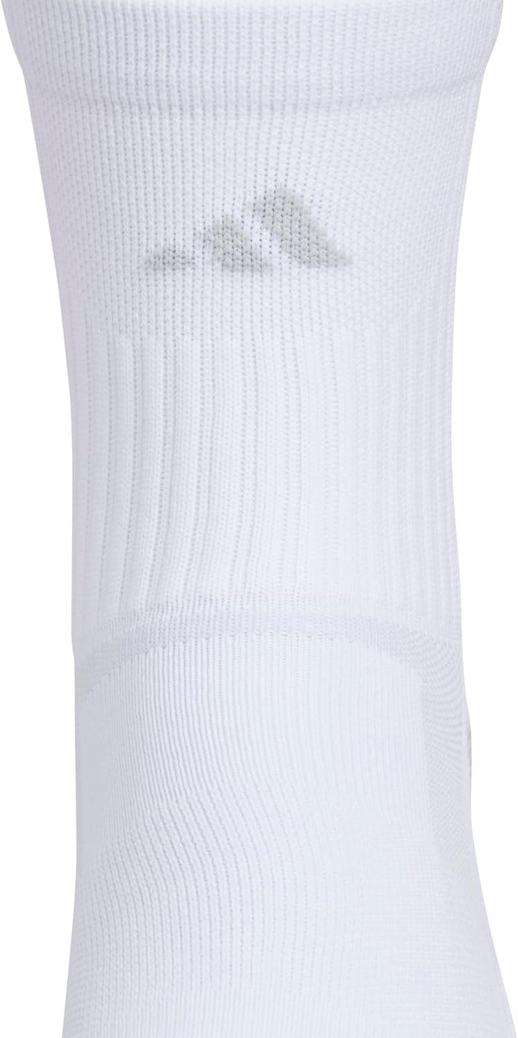 image:imageadidas mens Tech High Quarter Socks 3 Pairs Performance amp TrainingWhiteBlackGrey
