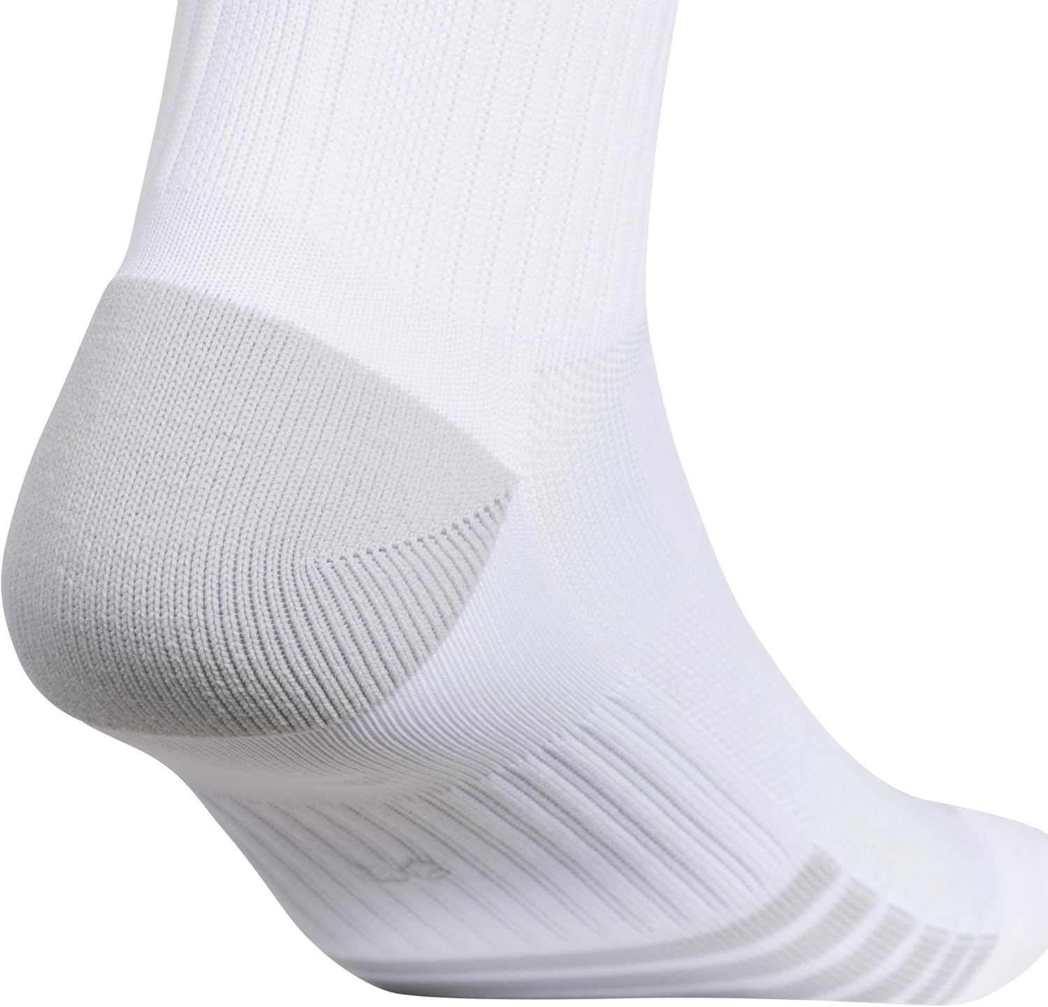 image:imageadidas mens Tech High Quarter Socks 3 Pairs Performance amp TrainingWhiteBlackGrey