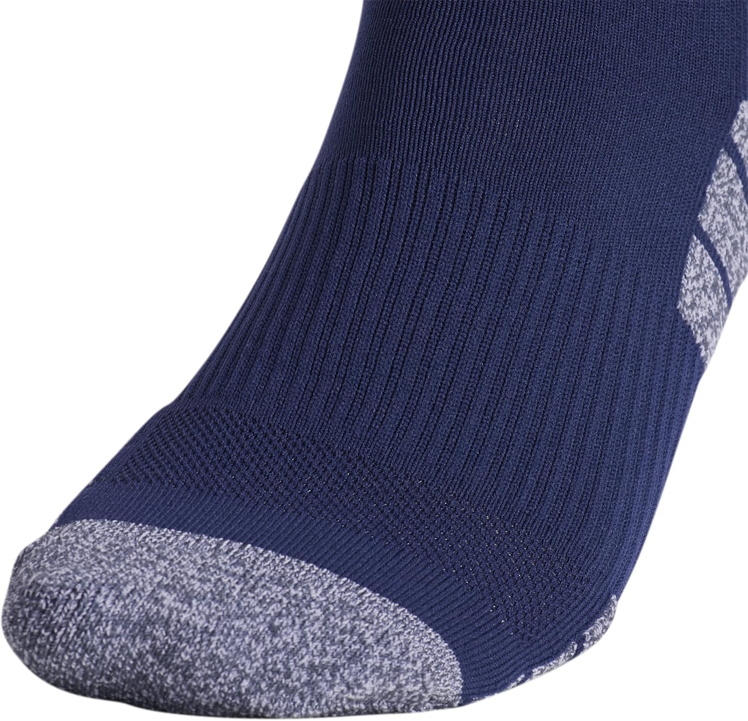image:imageadidas unisex 3stripe Hoop Soccer Socks 1pair With Arch Compression for a Secure FitTeam Navy BlueWhite