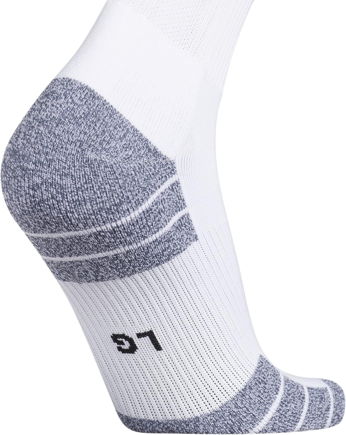 image:imageadidas unisex 3stripe Hoop Soccer Socks 1pair With Arch Compression for a Secure FitWhiteBlack