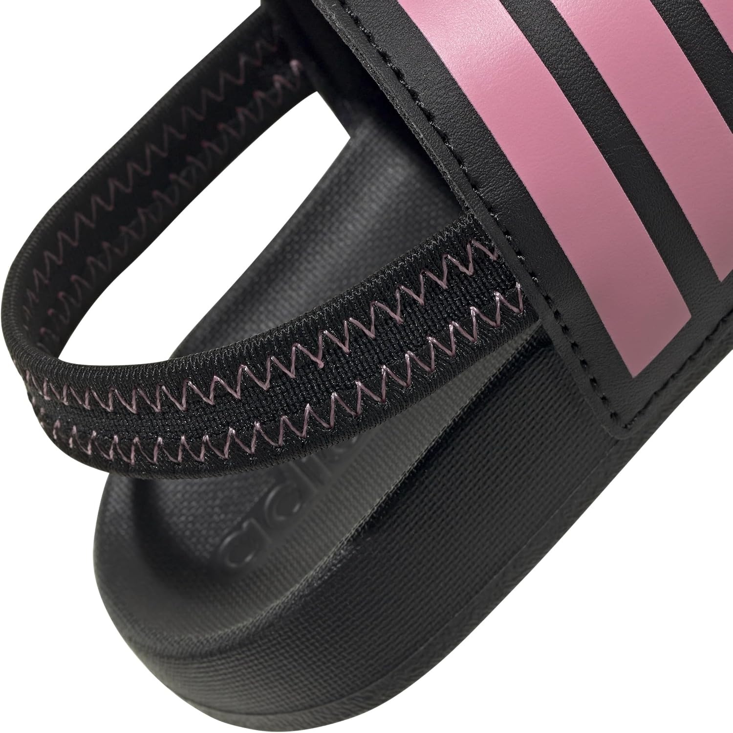 image:imageadidas unisexbaby Adilette EstrapBlackBliss PinkBlack
