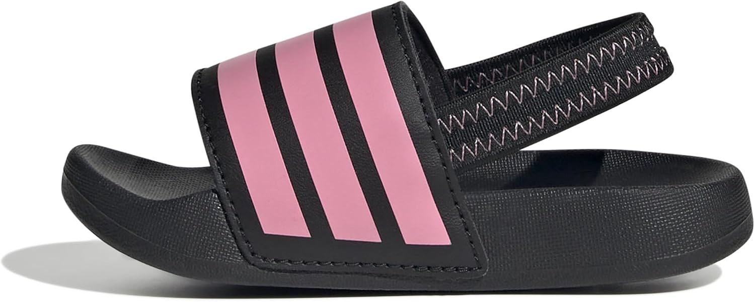 image:imageadidas unisexbaby Adilette EstrapBlackBliss PinkBlack
