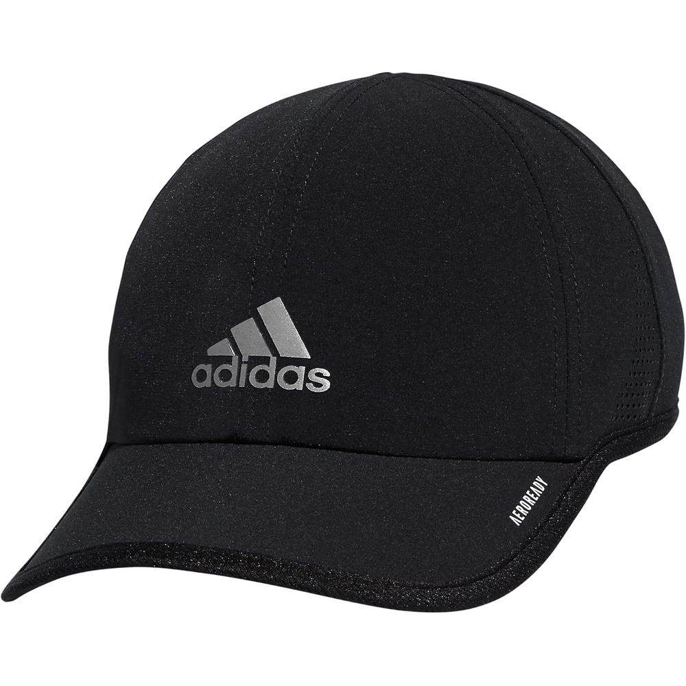 image:imageAdidas Mens Superlite Hat Lightweight Athletic Running Cap for WorkoutsBlackSilver Reflective20
