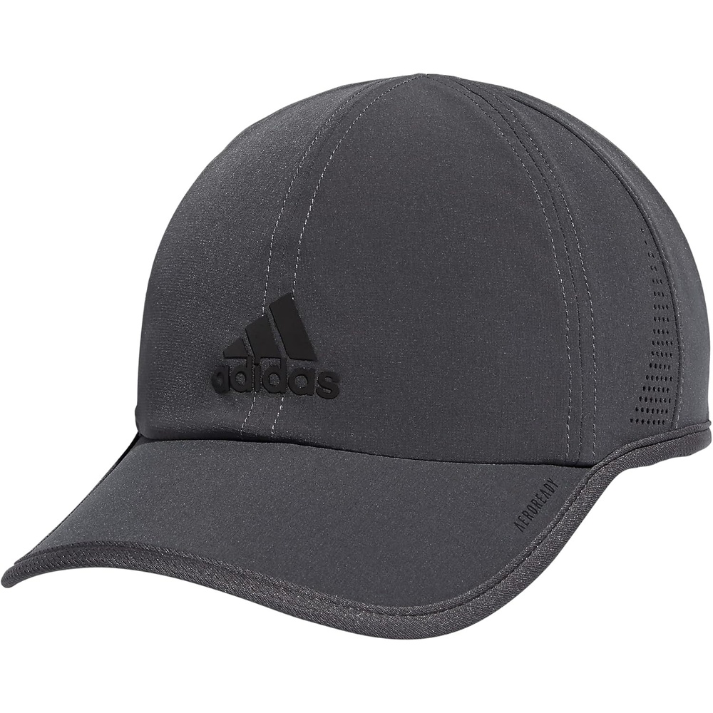 image:imageAdidas Mens Superlite Hat Lightweight Athletic Running Cap for WorkoutsGrey SixBlack Reflective20
