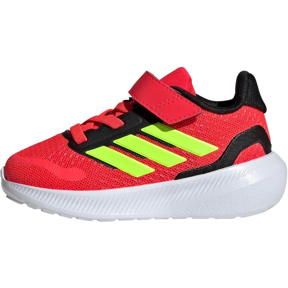 image:imageadidas BabyBoys Marvel Run Falcon 5 Elastic Lace amp StrapLucid RedLucid LemonBlack