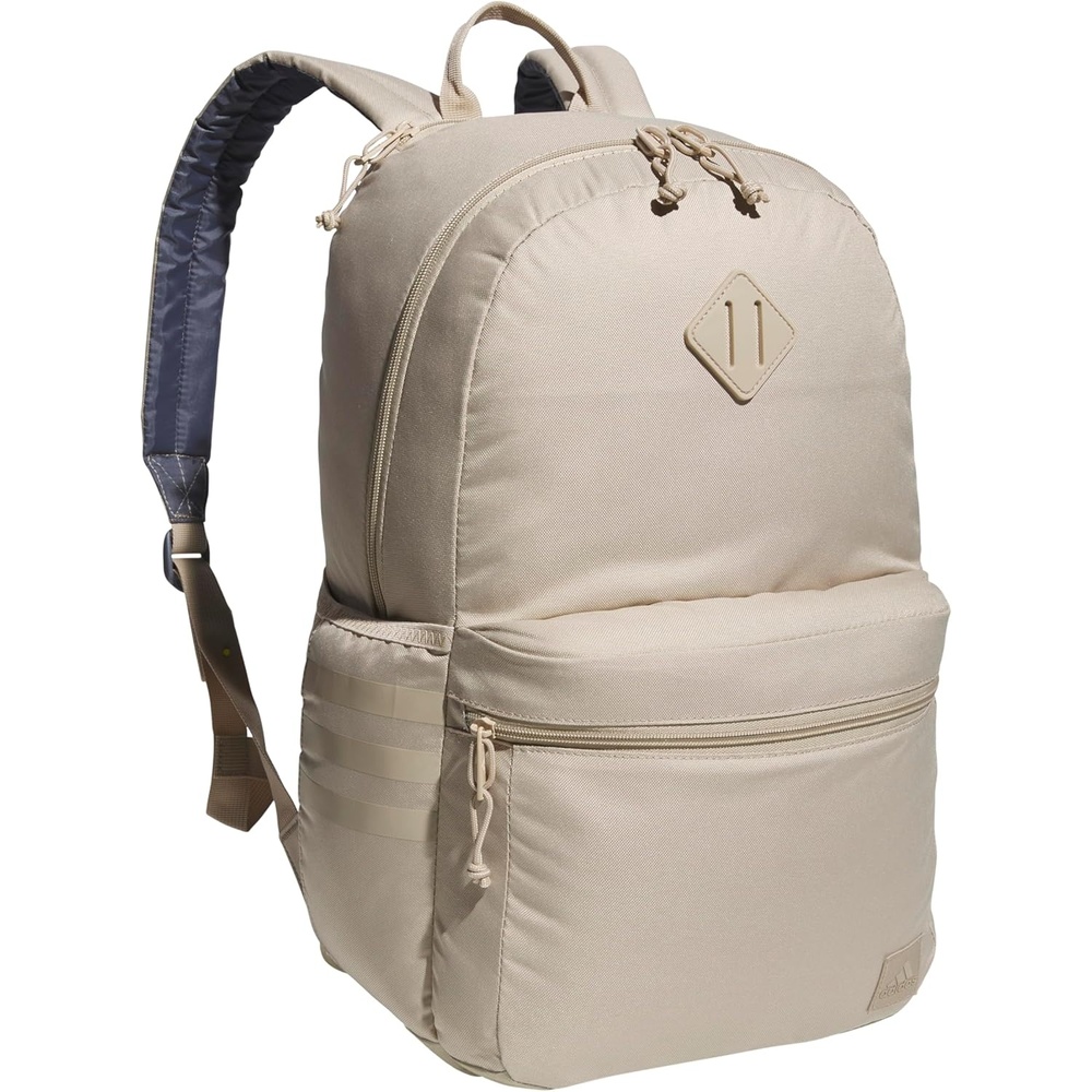 image:imageadidas Classic 3Stripe Backpack for Laptop School and Travel 28LClay BrownOnix Grey50