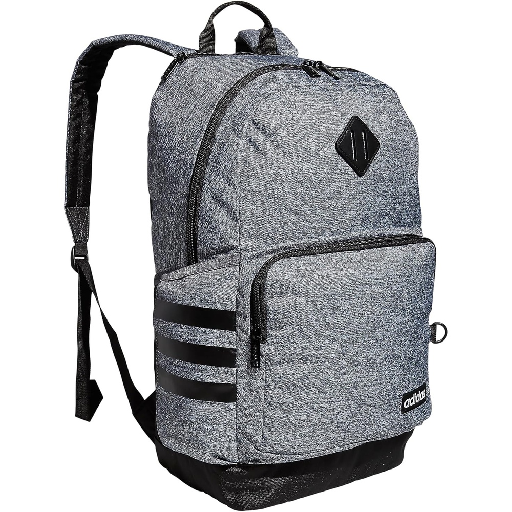 image:imageadidas Classic 3Stripe Backpack for Laptop School and Travel 28LJersey Onix GreyBlack40