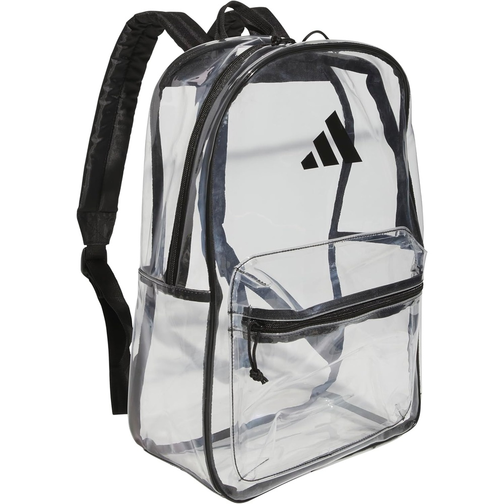 image:imageadidas Clear Backpack SeeThrough Transparent Stadium BagClearBlack20