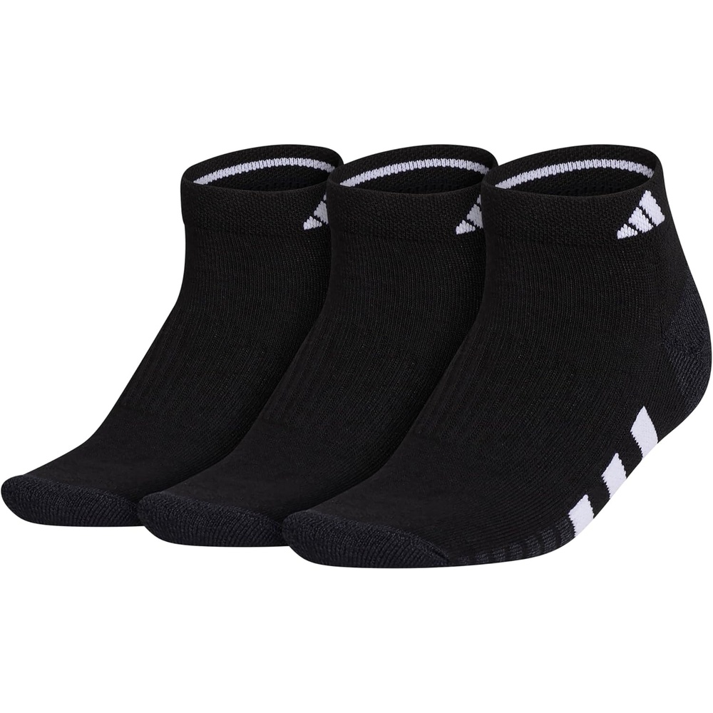 image:imageadidas Cushioned 30 3Pack Low CutBlackNight GreyWhite3