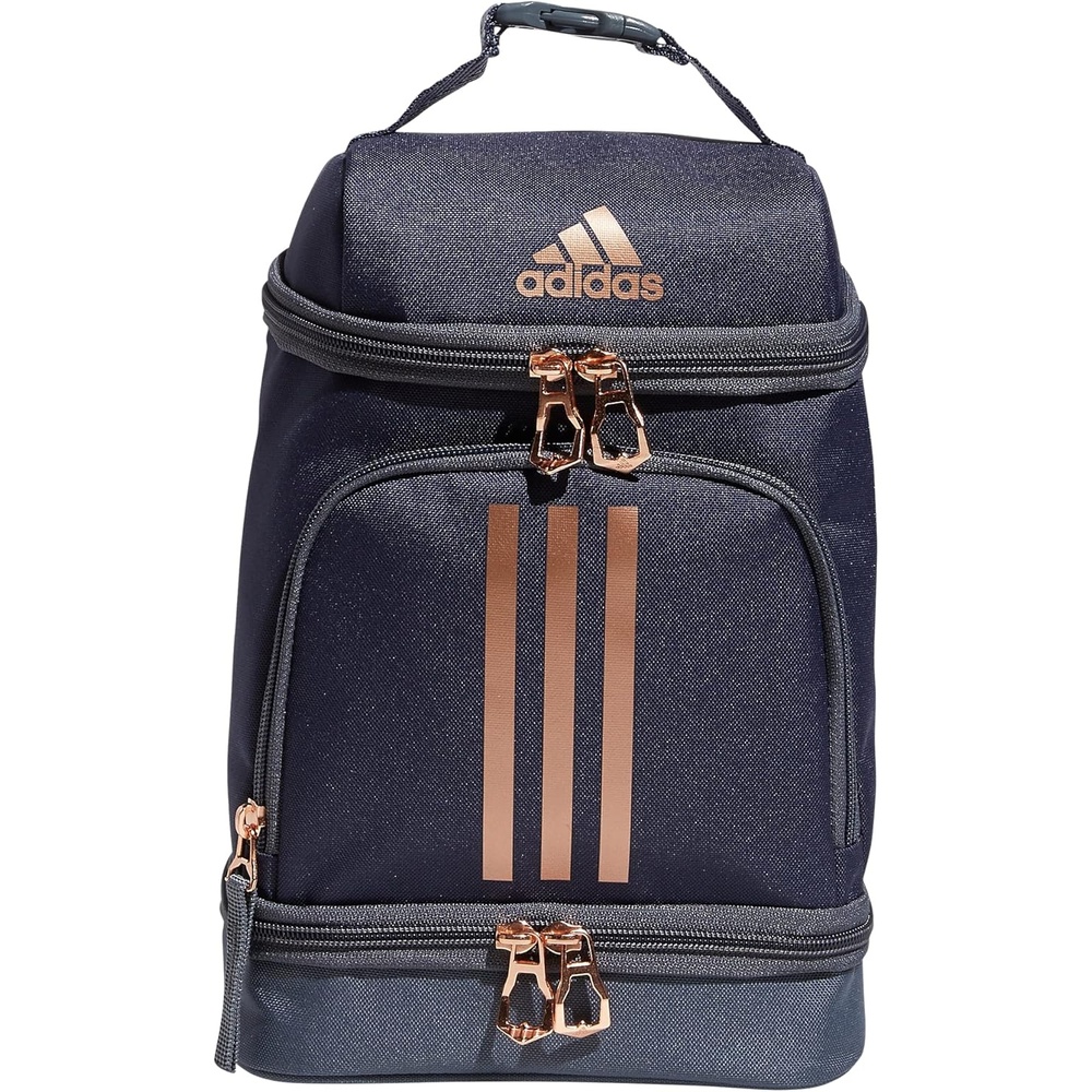 image:imageadidas Excel Lunch Bag Insulated Cooler Lunchbox 6LShadow NavyRose GoldOnix Grey