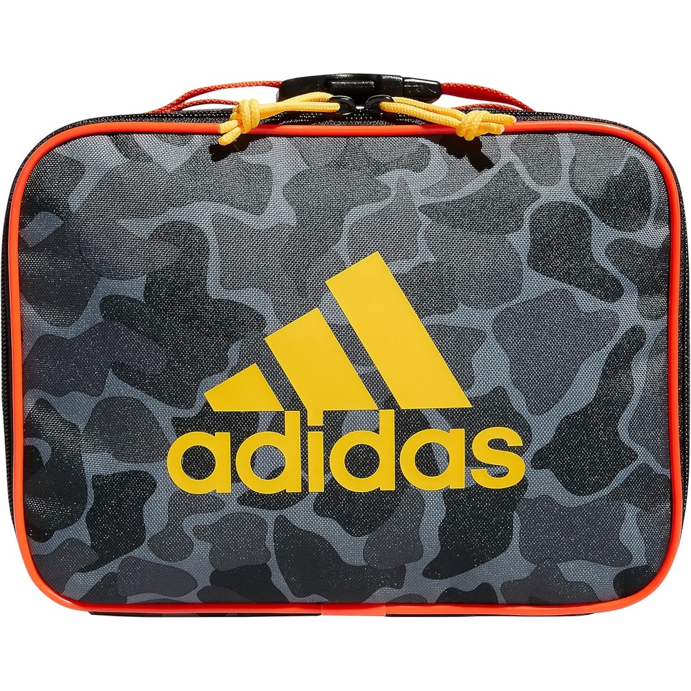 image:imageadidas Foundation Insulated Lunch Bag for men and womenNomad Camo GreySolar GoldSolar Red