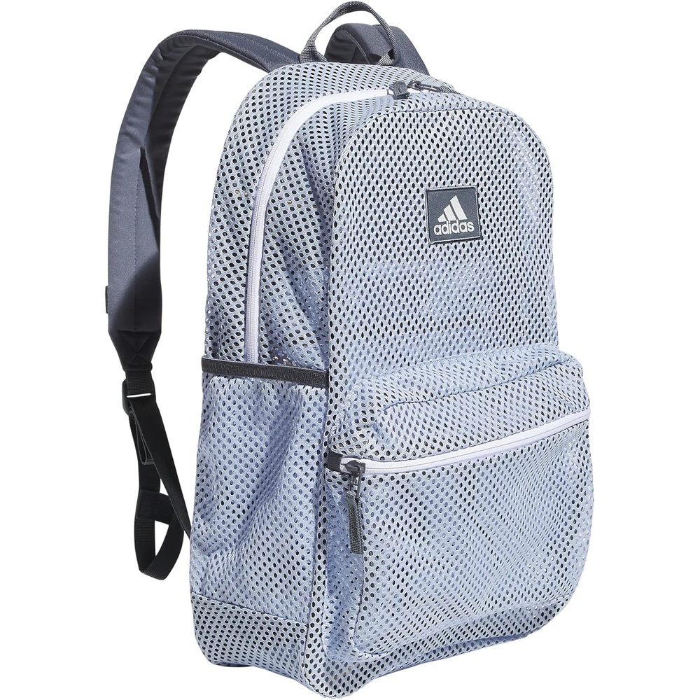 image:imageadidas Hermosa Mesh SeeThrough Backpack Festival Concert Stadium Beach Bag 29LBlue DawnOnix Grey2