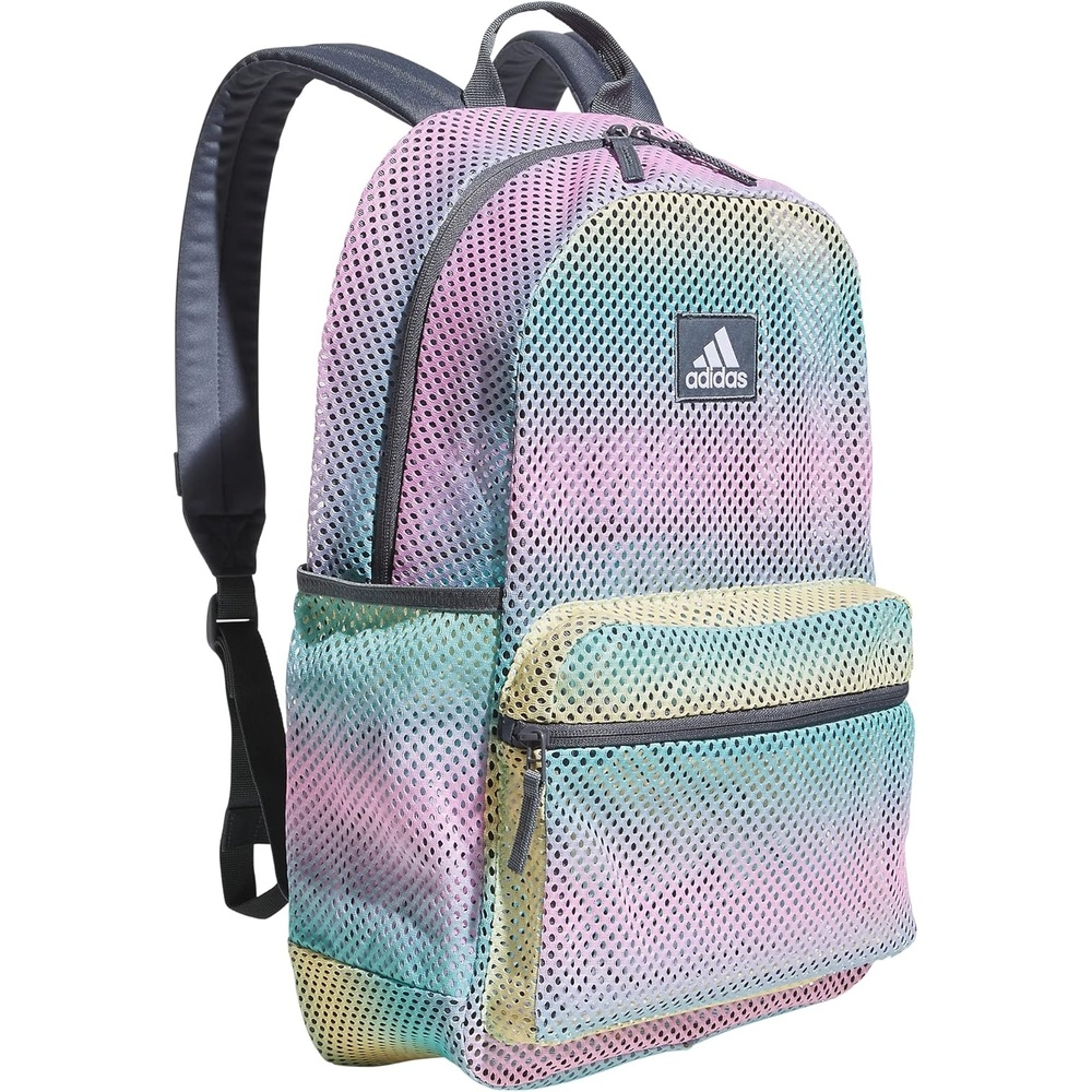image:imageadidas Hermosa Mesh SeeThrough Backpack Festival Concert Stadium Beach Bag 29LGradient Flash AquaOnix Grey2