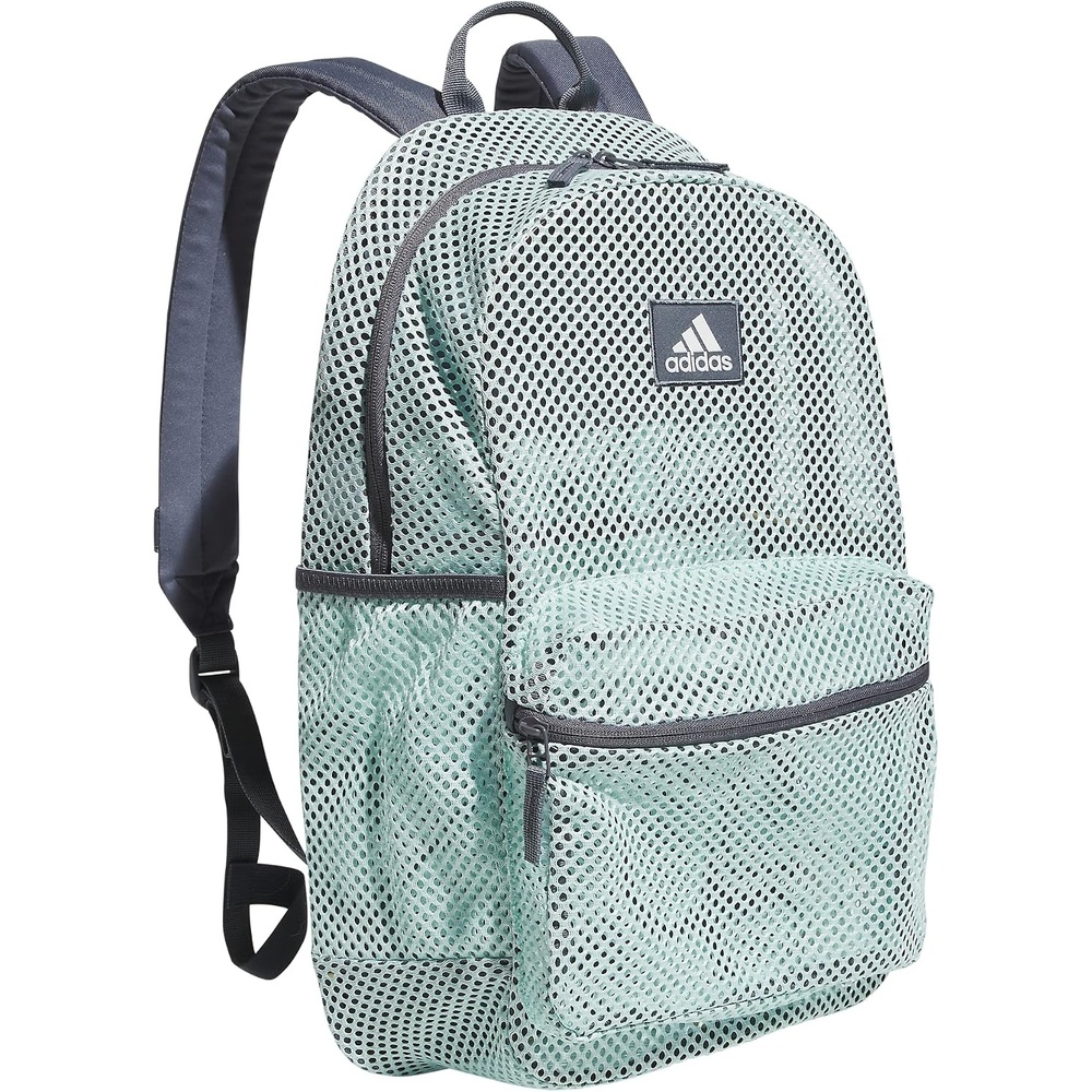 image:imageadidas Hermosa Mesh SeeThrough Backpack Festival Concert Stadium Beach Bag 29LSemi Flash Aqua BlueOnix Grey2