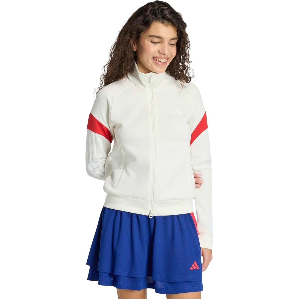 image:imageadidas House of Tiro TracktopOff WhiteTeam Collegiate RedWhite