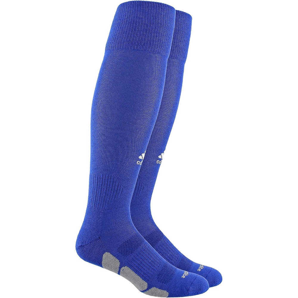 image:imageadidas Icon Baseball Softball Socks 1Pair Durable Over the Calf Length for Boys Girls Men and WomenTeam Royal BlueLight Onix GreyWhite