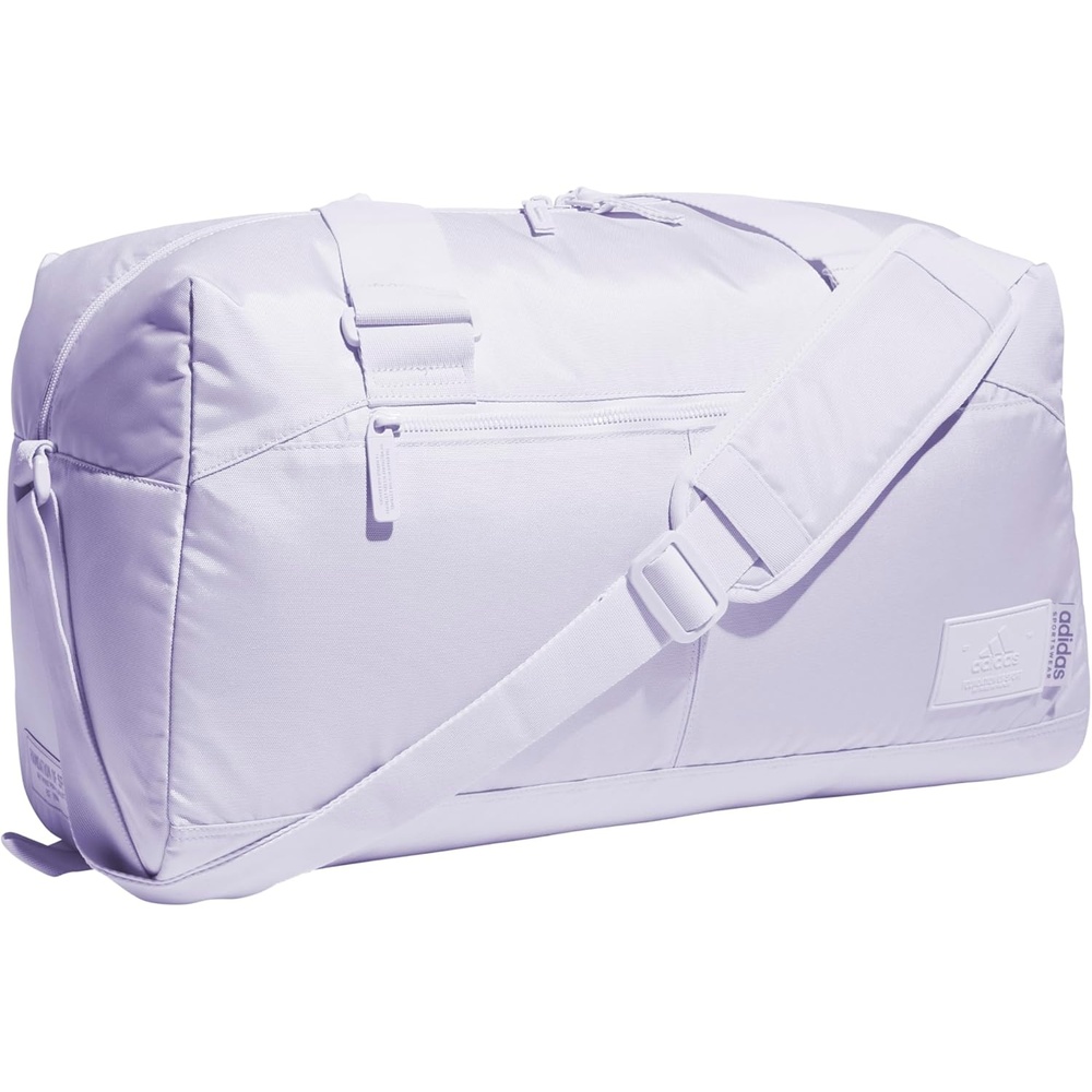 image:imageadidas Lounge Premium Sport Duffel Bag for Travel and Gym Alumina Beige One SizeFrozen Purple