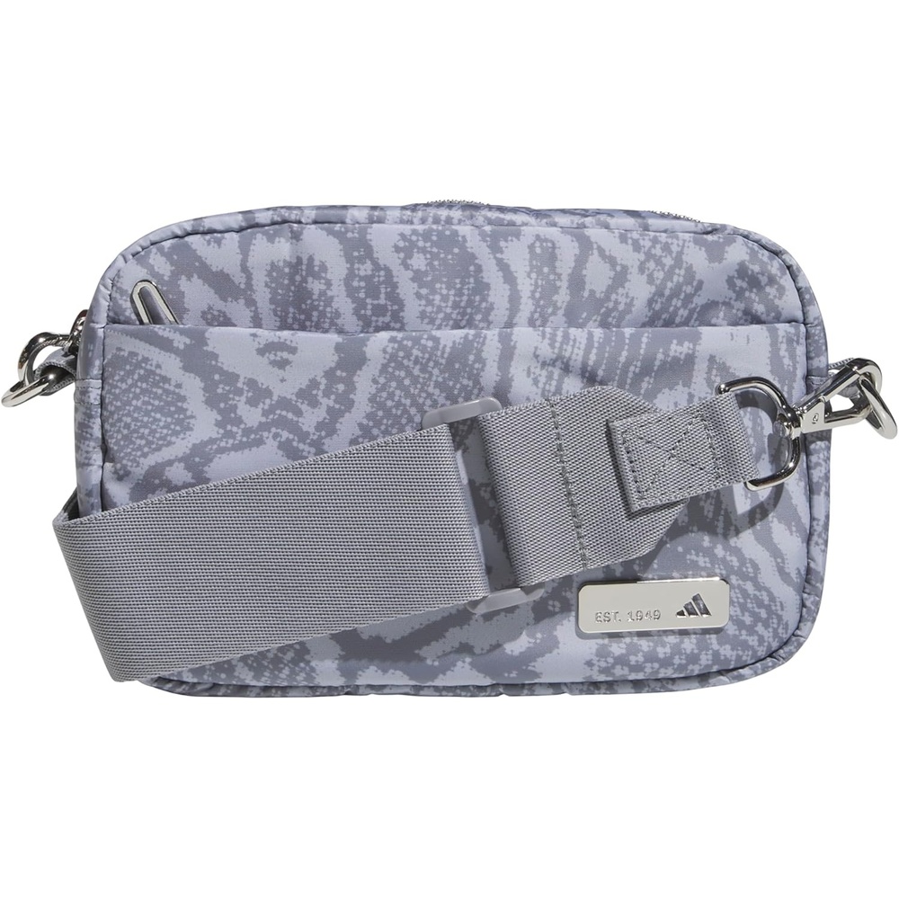 image:imageadidas Luxe Crossbody Premium Shoulder BagReptile Halo SilvergreyGrey