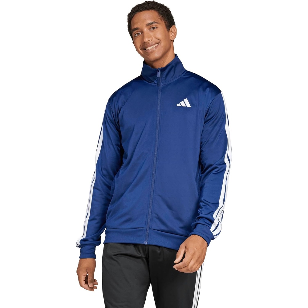 image:imageadidas Mens 3Stripes Tricot Track TopDark Blue