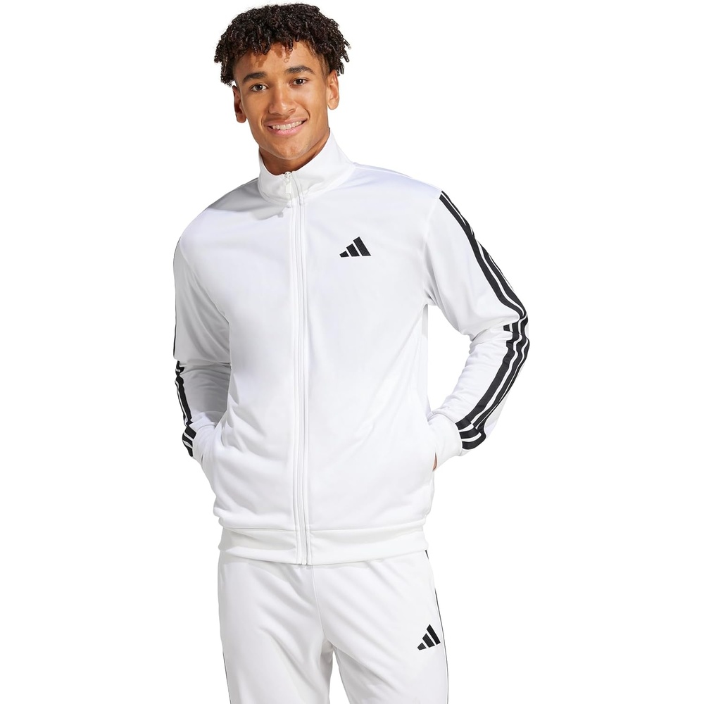 image:imageadidas Mens 3Stripes Tricot Track TopWhite