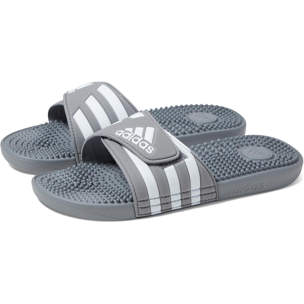 image:imageadidas Mens Adissage Slide SandalsGreyWhiteGrey