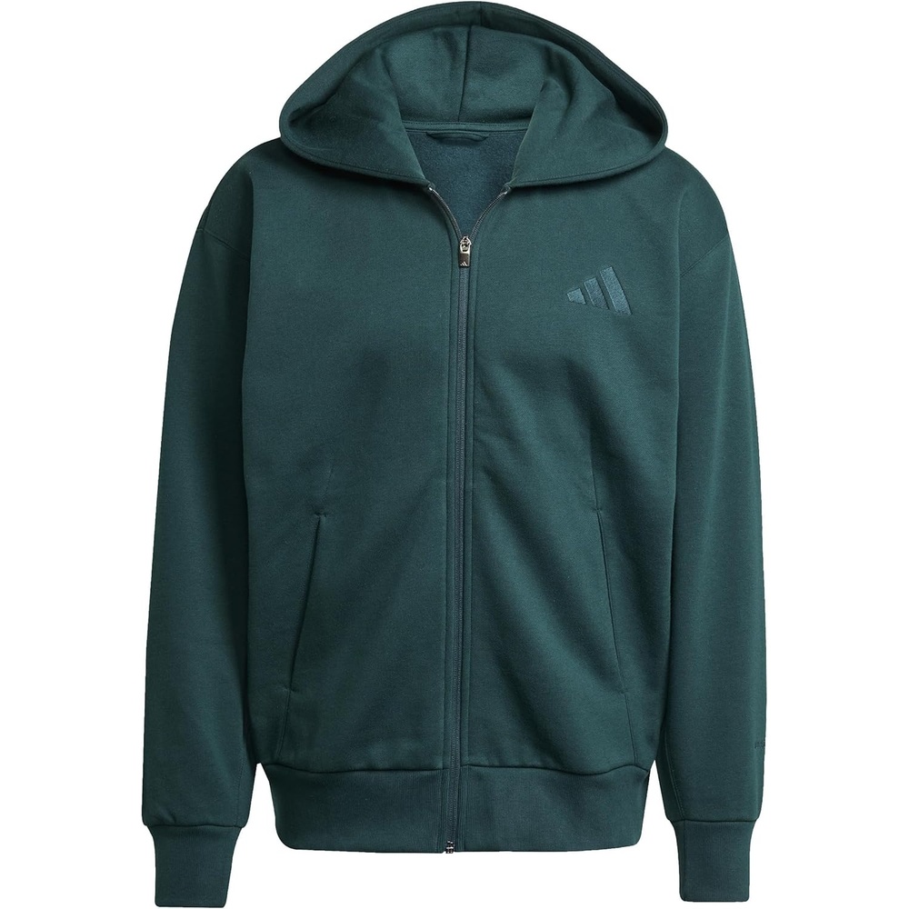 image:imageadidas Mens All Szn Fleece FullZip Hoodie SweatshirtAurora Ivy