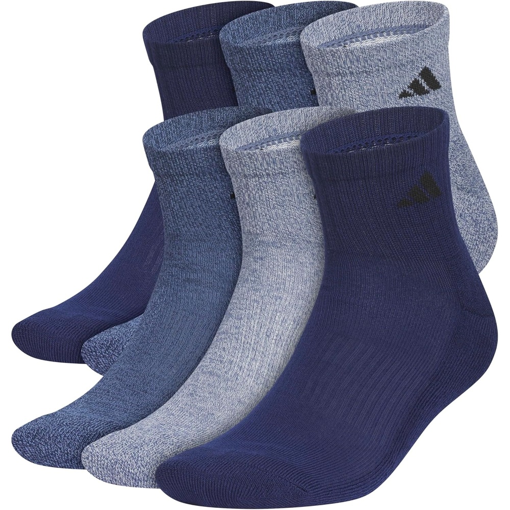 image:imageadidas Mens Athletic Cushioned 6Pack QuarterDark BlueCollegiate NavyTech Indigo Blue