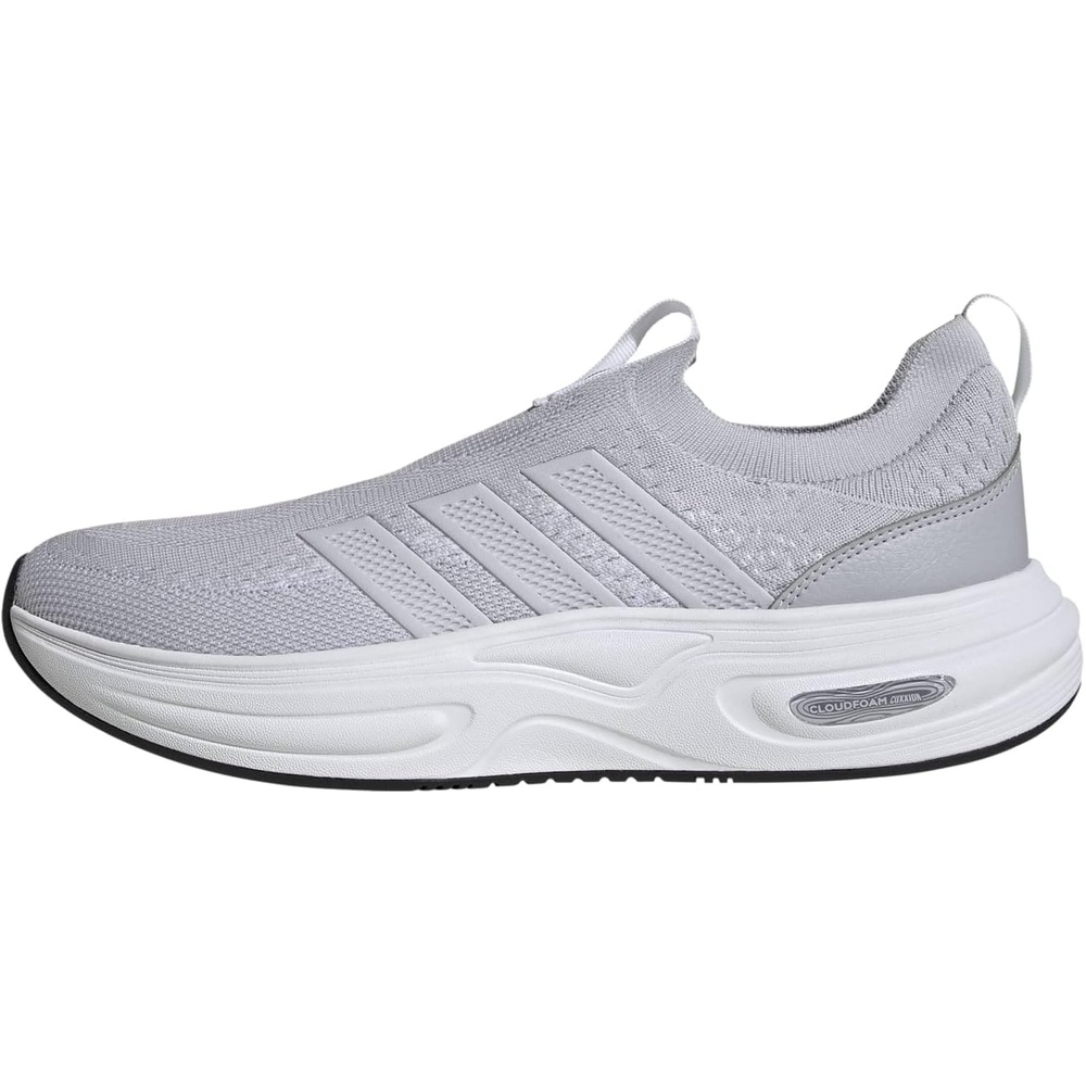 image:imageadidas Mens Cloudfoam Cuxxion Sock Slip On Sneakers Shoes Casual GreyLight Solid GreyDash GreyWhite