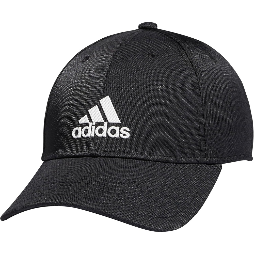 image:imageadidas Mens Decision Structured Adjustable CapBlackWhite