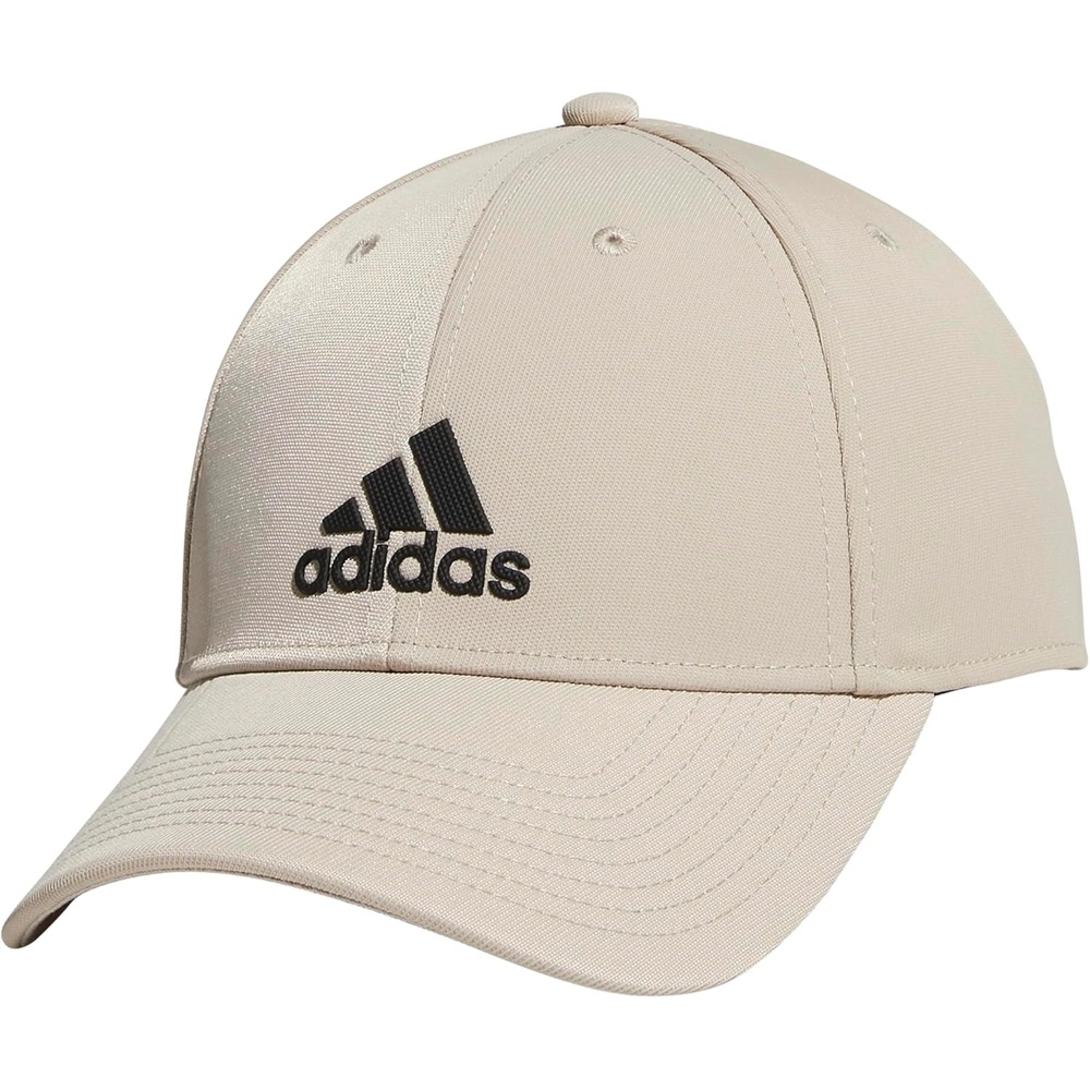 image:imageadidas Mens Decision Structured Adjustable CapWonder BeigeBlack
