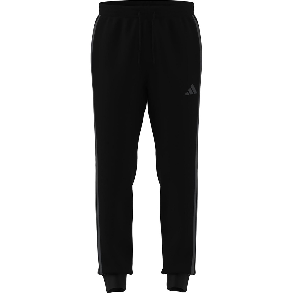 image:imageadidas Mens Essentials 3Stripes Fleece PantsBlackCarbon