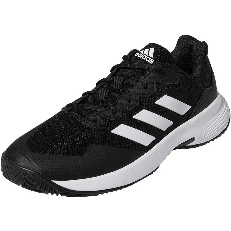 image:imageadidas Mens Gamecourt 2 Tennis ShoesBlackWhiteBlack