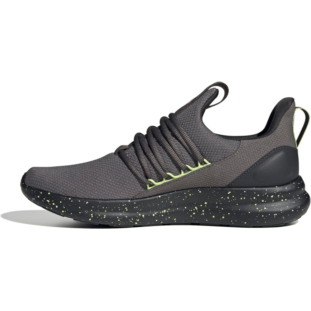 image:imageadidas Mens Lite Racer Adapt 70 Running ShoesCharcoalPulse LimeCarbon