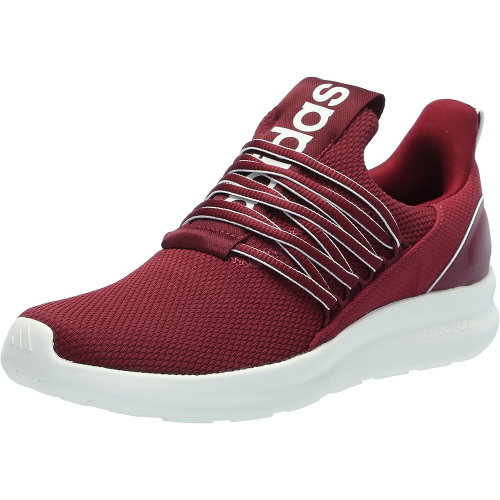 image:imageadidas Mens Lite Racer Adapt 70 Running ShoesCollegiate BurgundyShadow RedOff White