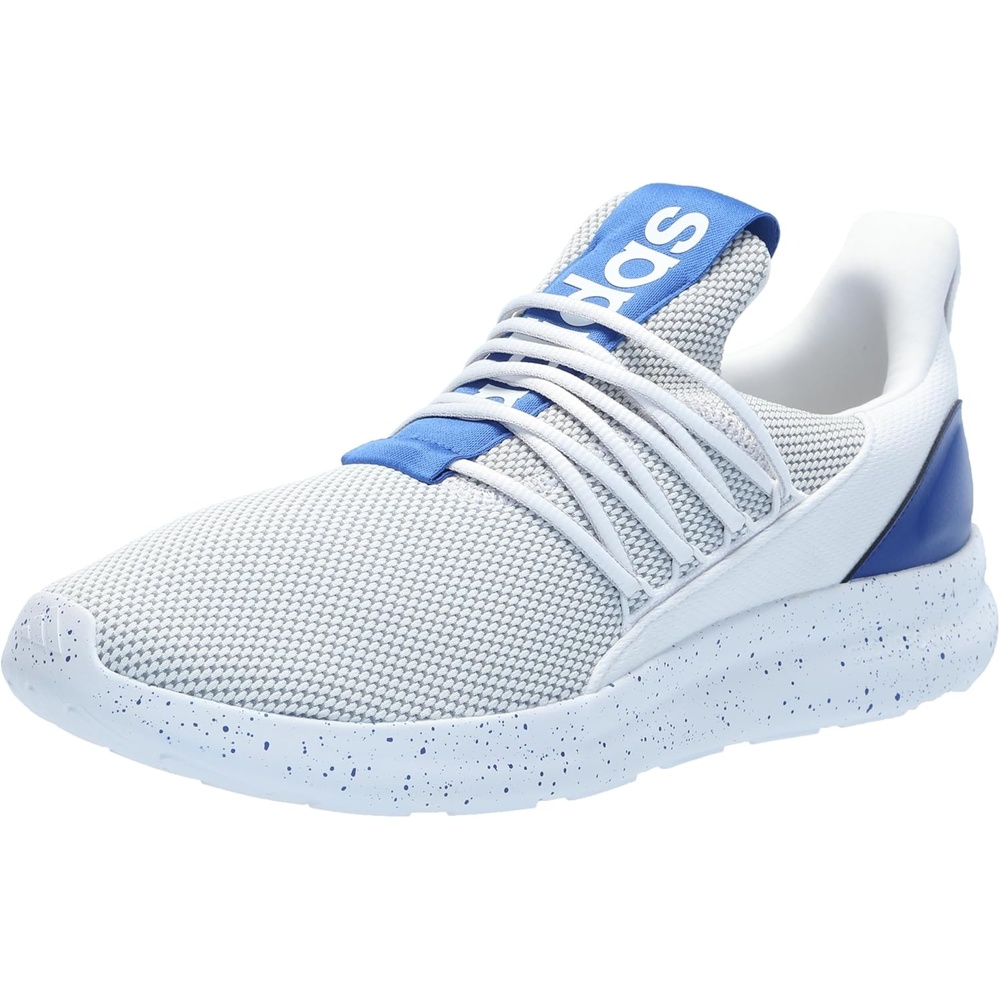 image:imageadidas Mens Lite Racer Adapt 70 Running ShoesWhiteTeam Royal BlueGrey