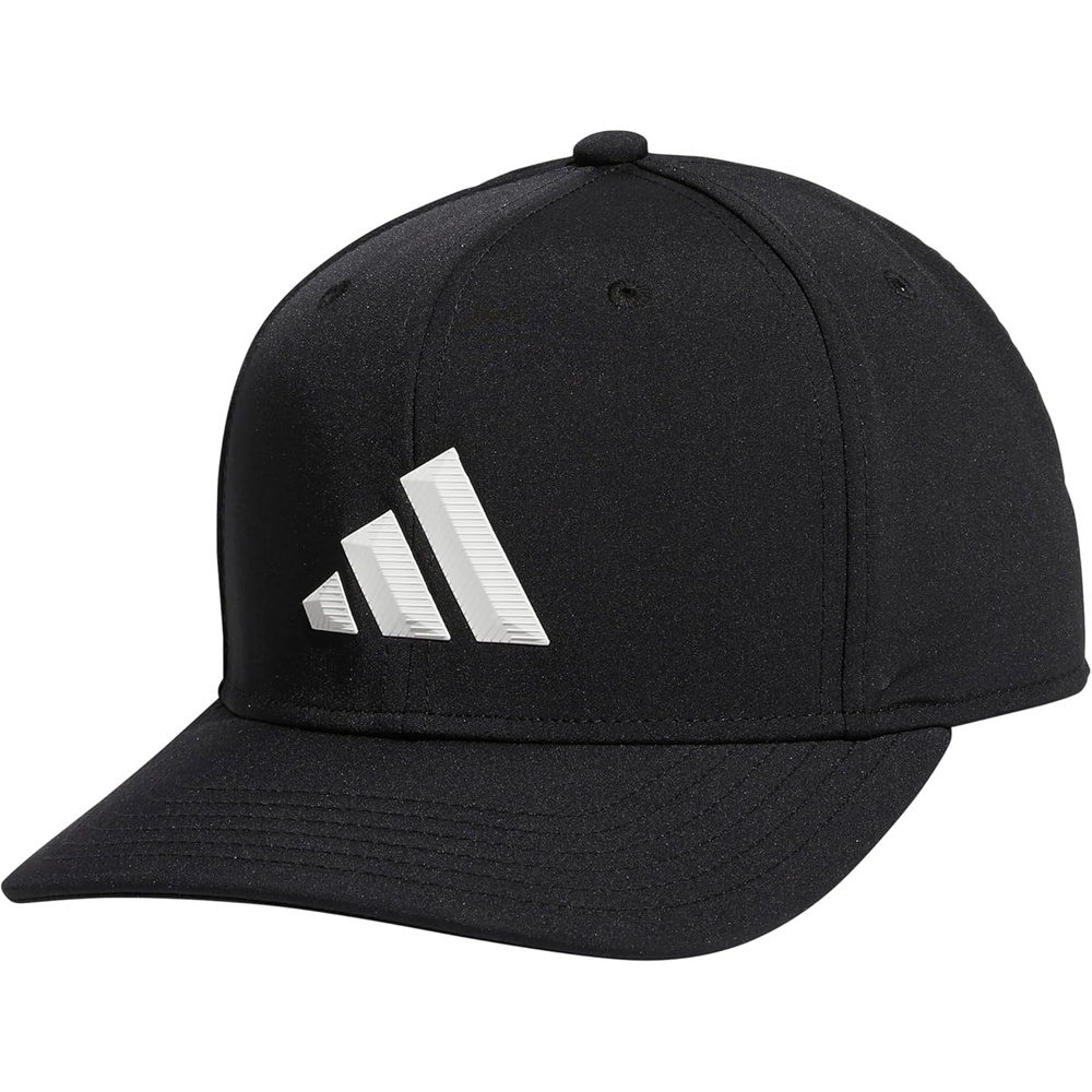 image:imageadidas Mens Midrange Hat Athletic Snapback Cap with LogoBlackWhite3bar