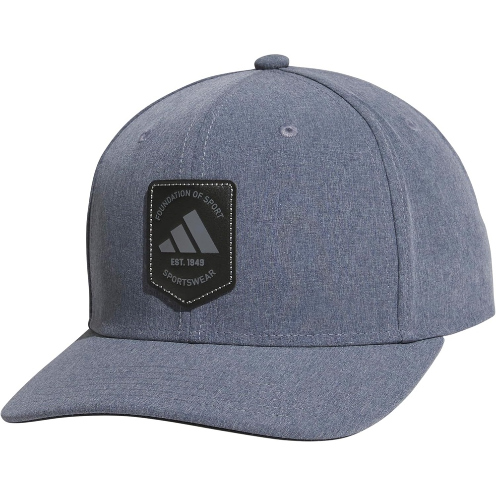 image:imageadidas Mens Scorecard High Crown Low Curve Brim Snapback Adjustable Fit Course Style HatDark BlueBlackGrey