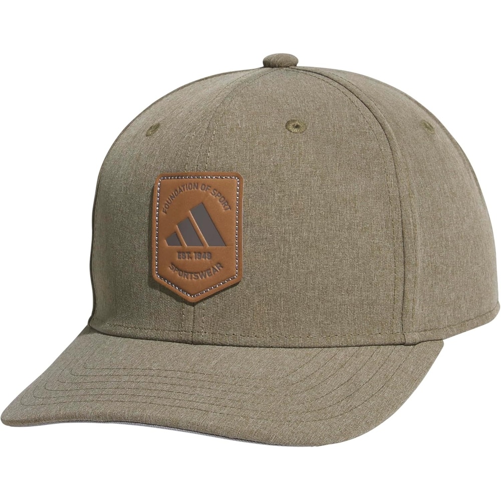 image:imageadidas Mens Scorecard High Crown Low Curve Brim Snapback Adjustable Fit Course Style HatOlive StrataGrey StrataGrey