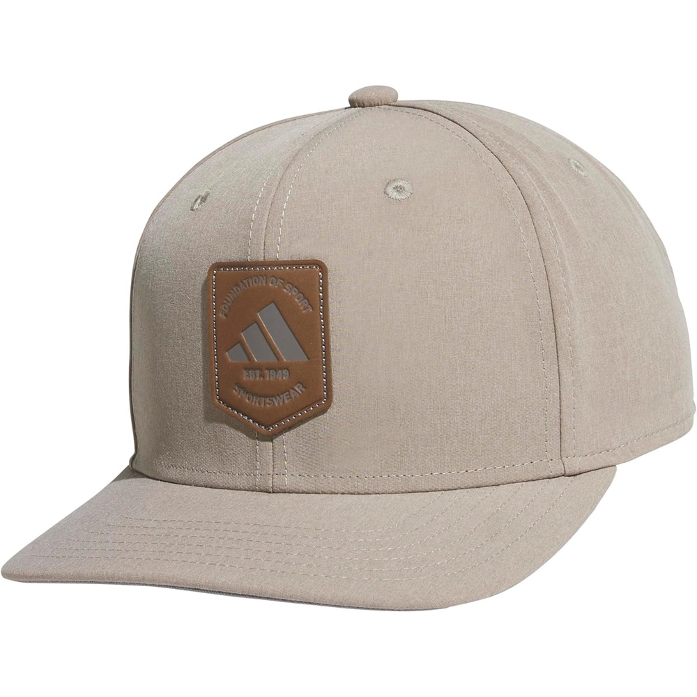 image:imageadidas Mens Scorecard High Crown Low Curve Brim Snapback Adjustable Fit Course Style HatWonder AluminaGrey Three