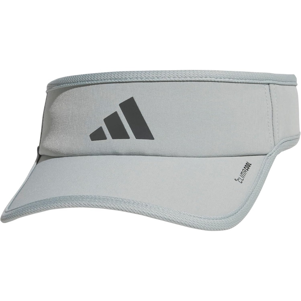image:imageadidas Mens Superlite Visor Lightweight MoistureWicking Running HatWonder Sage GreenGrey Six3
