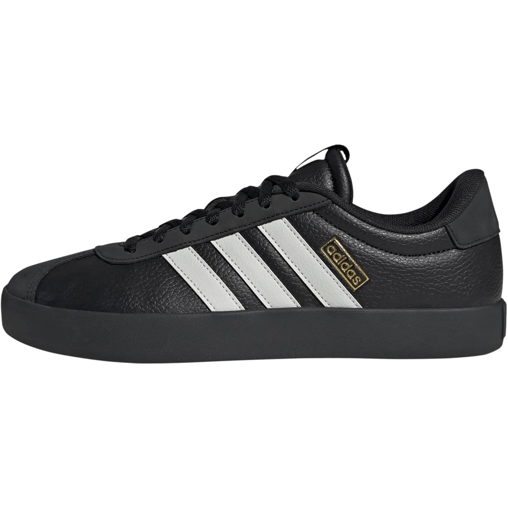 image:imageadidas Mens VL Court 30 SneakersBlackOrbit GreyGold Metallic