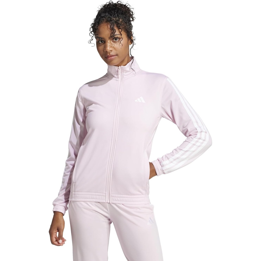 image:imageadidas Originals Womens Tricot 3Stripes Track Top SweatshirtClear Pink