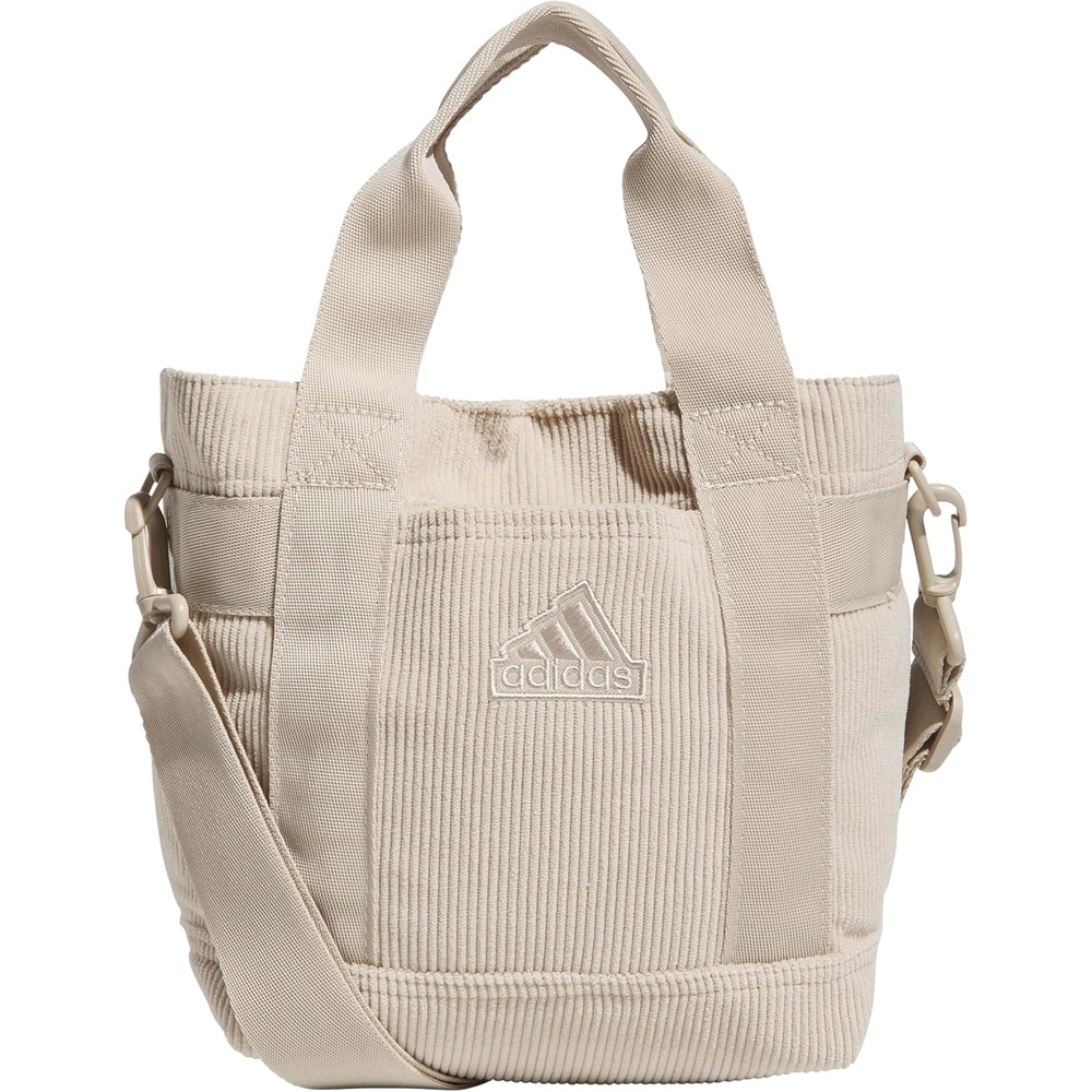 image:imageadidas Small Tote Mini Bag for Women and MenCorduroyWonder Beige