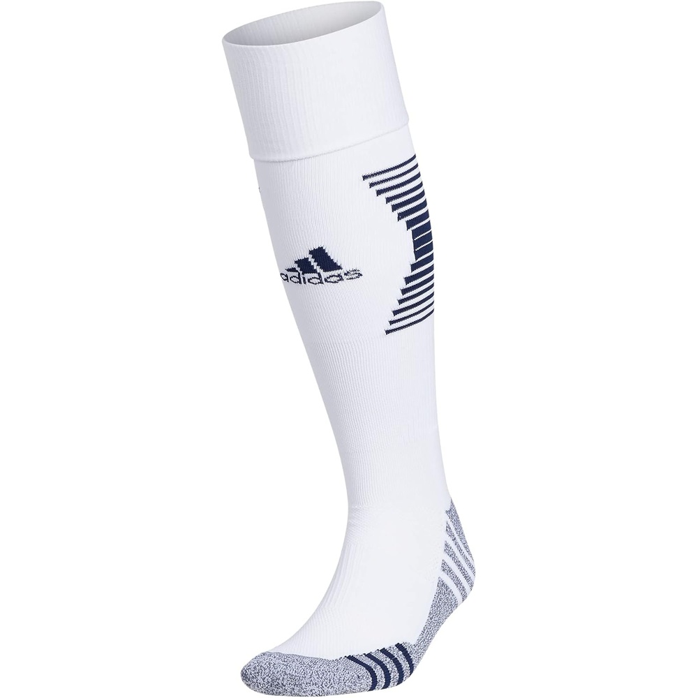 image:imageadidas Team Speed 3 Soccer Socks 1PairWhiteTeam Navy Blue