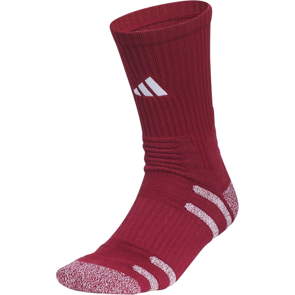 image:imageadidas Unisex 5Star Socks 1 Pair for Training and Multiple SportsCollegiate Burgundy 2White3
