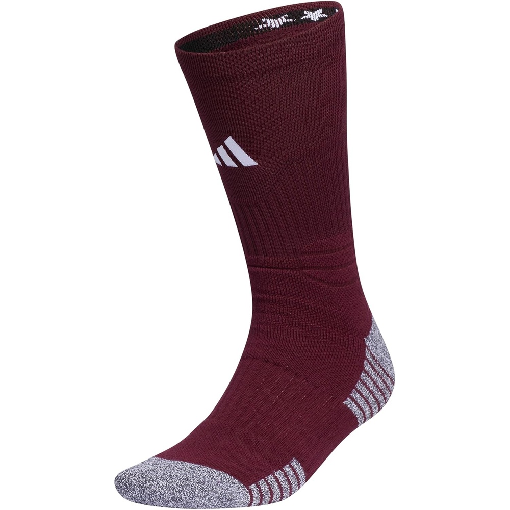 image:imageadidas Unisex 5Star Socks 1 Pair for Training and Multiple SportsMaroonWhite2
