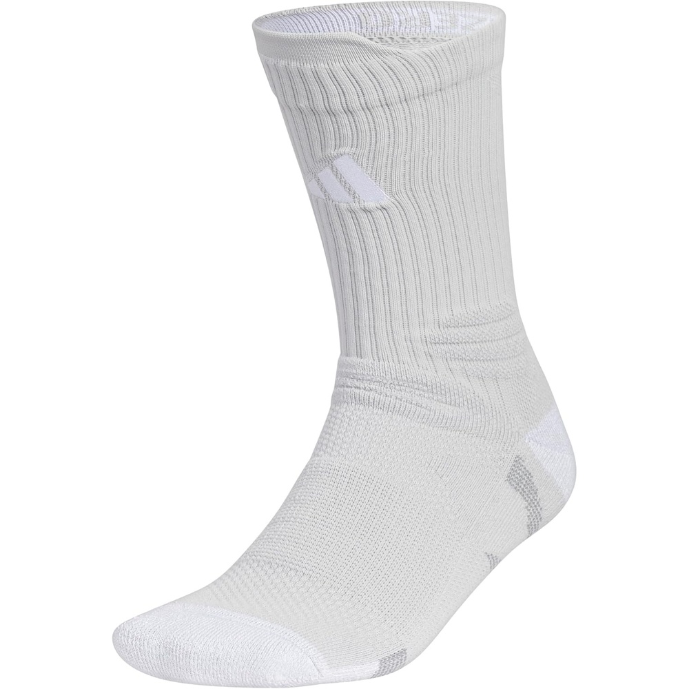 image:imageadidas Unisex Adizero Football Socks 1 PairTeam Light GreyWhiteGrey3